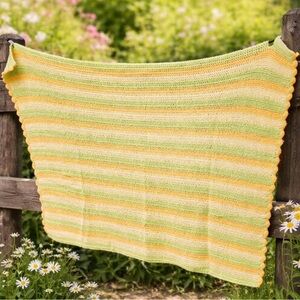 Hand made afghan 5 x 3’6